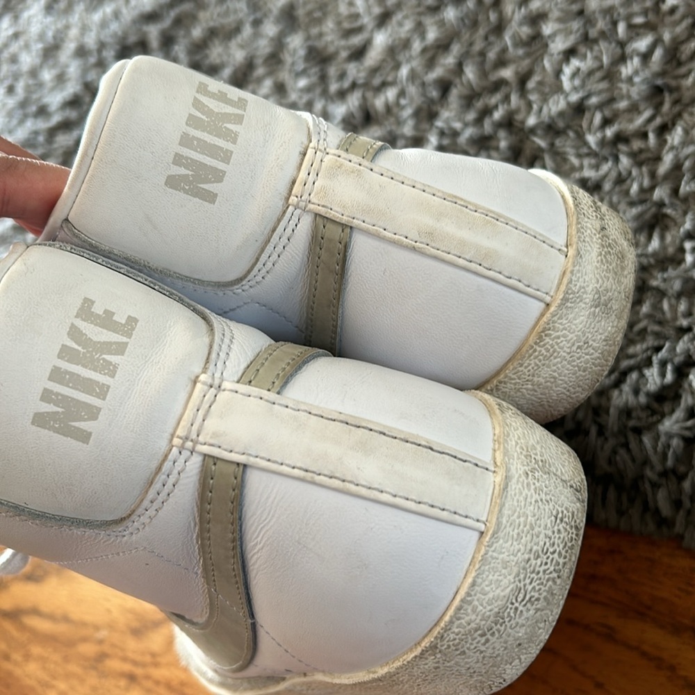 Nike Blazer Sneakers Mid '77 Vintage White Retro Athletic Men's 8.5 - Picture 6 of 11